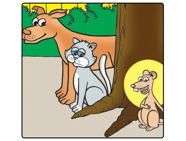 (ဃ) ကြောင် နဲ့ ကြွက် (ပုံပြင်)