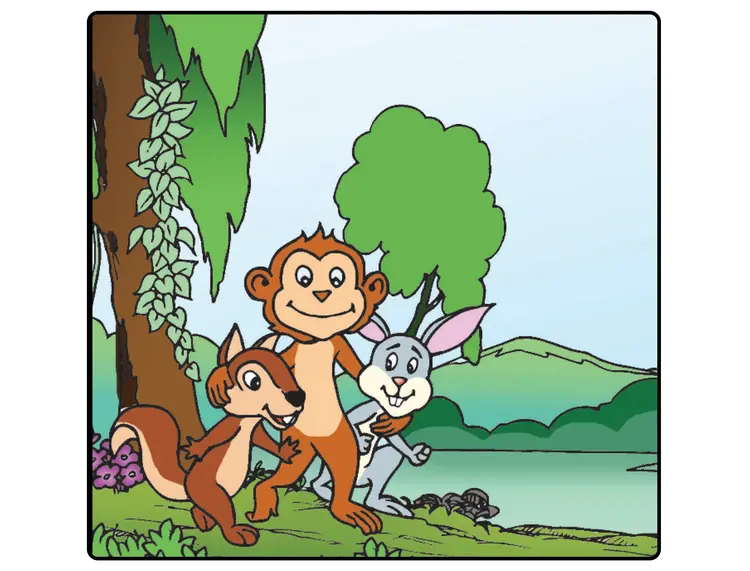 (ဃ) သူငယ်ချင်း သုံးယောက် (ပုံပြင်)