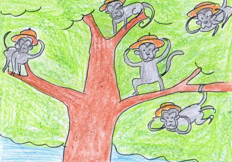 37.Monkeys and Hats