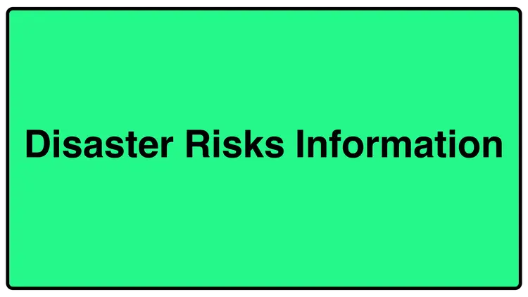 Disaster Risks Information
